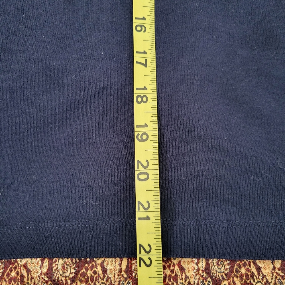 Women's Navy Sleeveless Top - Picture 5 of 5